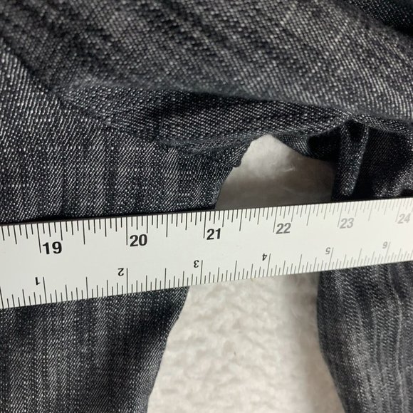 Sandro Blazer Women's Large Black Stretch Peplum Hem Button Front NWT‎ 8585 - Picture 5 of 7